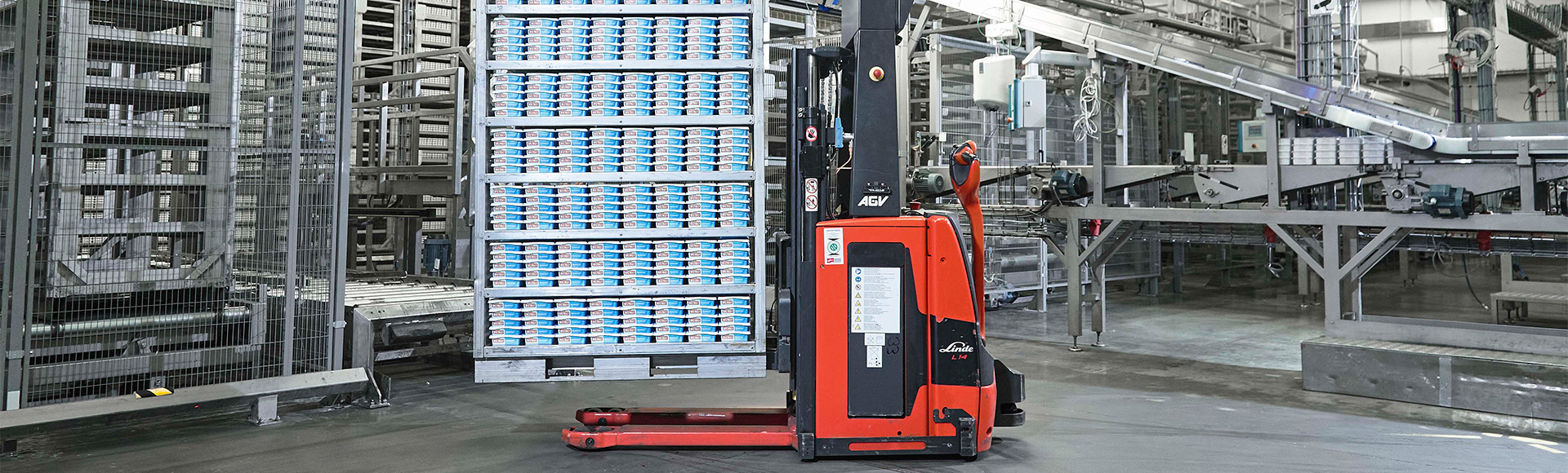 AGV har fragtet flødeost i 27.000 timer siden 2017