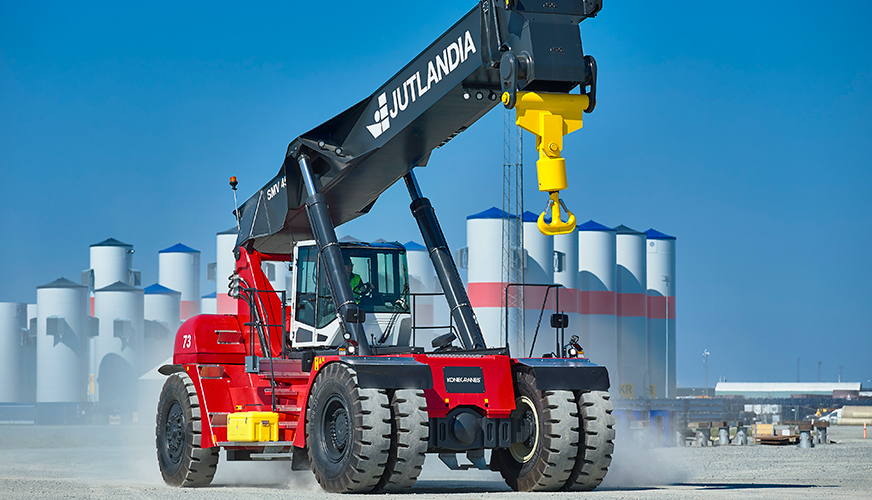 Nye reachstackere er rygraden hos Jutlandia