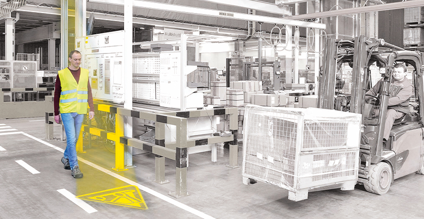 Stationær advarselsprojektor